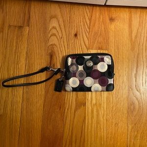 Coach Zip Wristlet Wallet